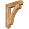 Ekena Millwork Imperial Arts & Crafts Rough Sawn Bracket, Western Red Cedar, 4"W x 22"D x 26"H BKT04X22X26IMP03RWR - alternate 1